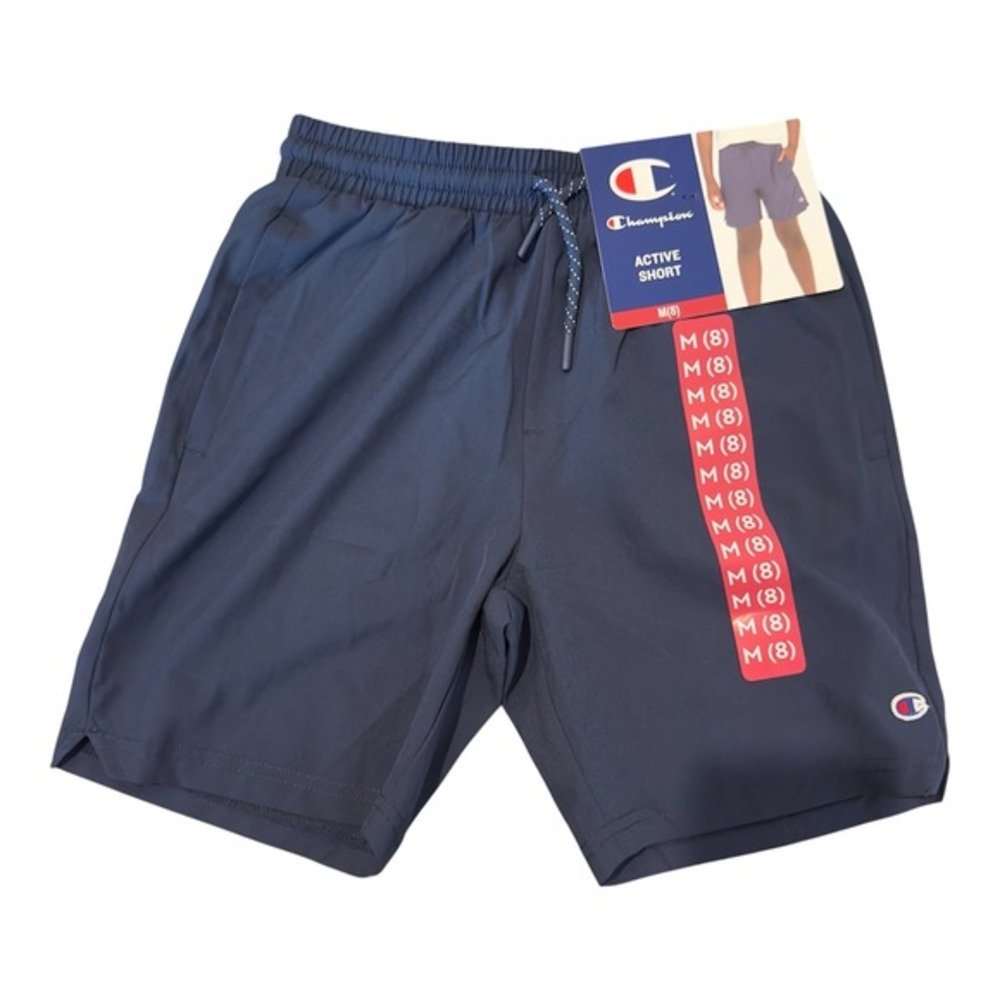 Champion Boys Active Shorts Dark Navy Blue Size M 8 NWT C916SH0914